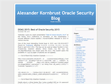 Tablet Screenshot of blog.red-database-security.com